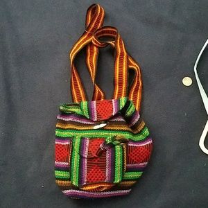 Multicolor mini backpack